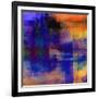 What a Color Art Series Abstract 11-Ricki Mountain-Framed Art Print