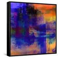 What a Color Art Series Abstract 11-Ricki Mountain-Framed Stretched Canvas