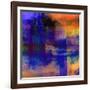 What a Color Art Series Abstract 11-Ricki Mountain-Framed Art Print