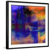 What a Color Art Series Abstract 11-Ricki Mountain-Framed Art Print