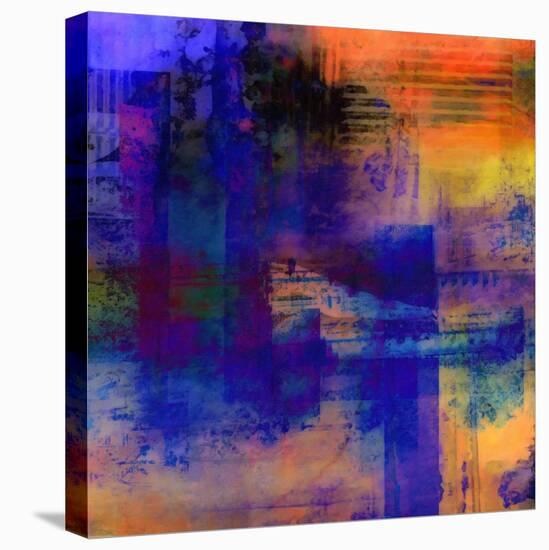 What a Color Art Series Abstract 11-Ricki Mountain-Stretched Canvas