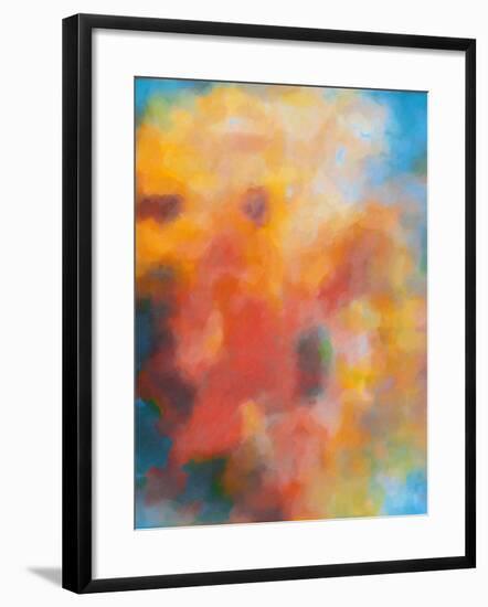 What a Color Art Series Abstract 4-Ricki Mountain-Framed Art Print