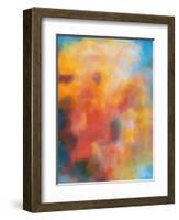 What a Color Art Series Abstract 4-Ricki Mountain-Framed Art Print