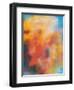 What a Color Art Series Abstract 4-Ricki Mountain-Framed Art Print