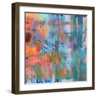 What a Color Art Series Abstract 8-Ricki Mountain-Framed Art Print