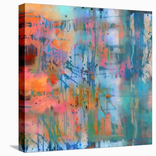 What a Color Art Series Abstract 8-Ricki Mountain-Stretched Canvas