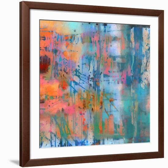 What a Color Art Series Abstract 8-Ricki Mountain-Framed Art Print