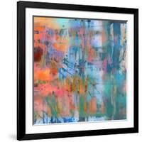 What a Color Art Series Abstract 8-Ricki Mountain-Framed Art Print