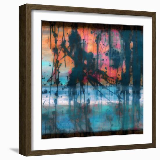 What a Color Art Series Abstract 9-Ricki Mountain-Framed Art Print