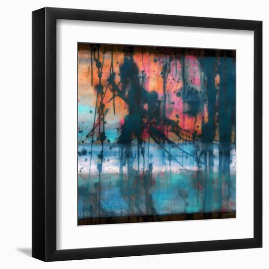 What a Color Art Series Abstract 9-Ricki Mountain-Framed Art Print