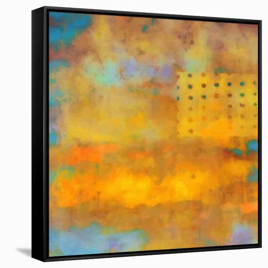 What a Color Art Series Abstract VI-Ricki Mountain-Framed Stretched Canvas
