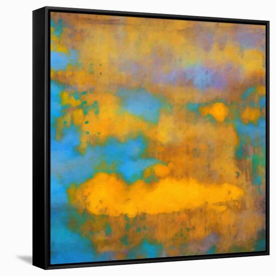 What a Color Art Series Abstract VII-Ricki Mountain-Framed Stretched Canvas