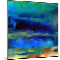 What a Color Art Series Abstract X-Ricki Mountain-Mounted Art Print