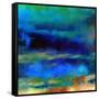 What a Color Art Series Abstract X-Ricki Mountain-Framed Stretched Canvas