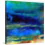 What a Color Art Series Abstract X-Ricki Mountain-Stretched Canvas