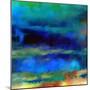 What a Color Art Series Abstract X-Ricki Mountain-Mounted Art Print