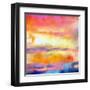 What a Color Art Series Abstract-Ricki Mountain-Framed Art Print