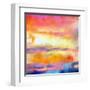 What a Color Art Series Abstract-Ricki Mountain-Framed Art Print