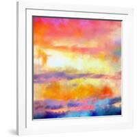 What a Color Art Series Abstract-Ricki Mountain-Framed Art Print