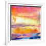 What a Color Art Series Abstract-Ricki Mountain-Framed Art Print