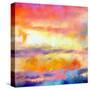 What a Color Art Series Abstract-Ricki Mountain-Stretched Canvas
