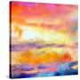 What a Color Art Series Abstract-Ricki Mountain-Stretched Canvas