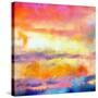 What a Color Art Series Abstract-Ricki Mountain-Stretched Canvas