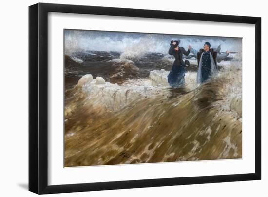 WHAT A Freedom! 1903 (Oil on Canvas)-Ilya Efimovich Repin-Framed Giclee Print