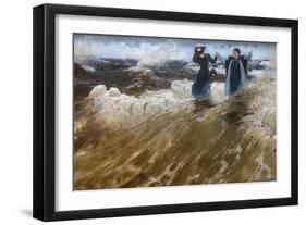 WHAT A Freedom! 1903 (Oil on Canvas)-Ilya Efimovich Repin-Framed Giclee Print