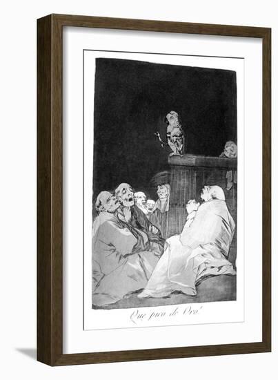 What a Golden Beak!, 1799-Francisco de Goya-Framed Giclee Print