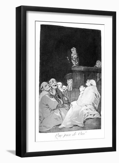 What a Golden Beak!, 1799-Francisco de Goya-Framed Giclee Print