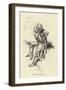 "What a Long Time it Is Since I Smoked!"-René Bull-Framed Giclee Print
