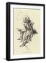 "What a Long Time it Is Since I Smoked!"-René Bull-Framed Giclee Print