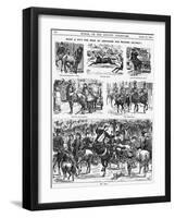 What a Pity the Race of Centaurs Has Become Extinct!, 1866-George Du Maurier-Framed Giclee Print