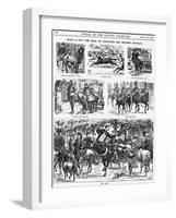 What a Pity the Race of Centaurs Has Become Extinct!, 1866-George Du Maurier-Framed Giclee Print