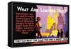 What Are Loafer's Paid?-Robert Beebe-Framed Stretched Canvas