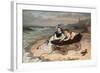 What are the Wild Waves Saying?-Charles Wynne Nicholls-Framed Giclee Print