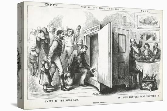 What Are You Going to Do About It , from Harpers Weekly, 14th October 1871-Thomas Nast-Stretched Canvas
