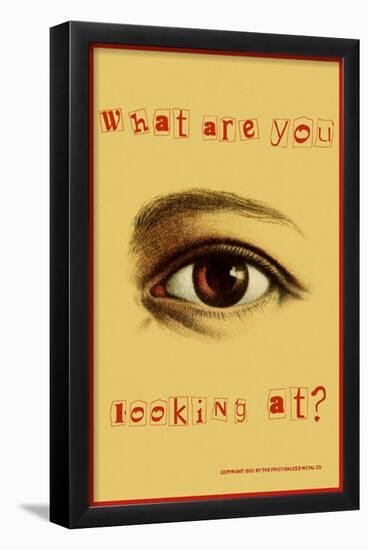 What are you Looking at?-null-Framed Poster