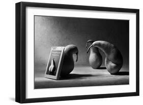 What are You Reading, Son?!-Victoria Ivanova-Framed Photographic Print