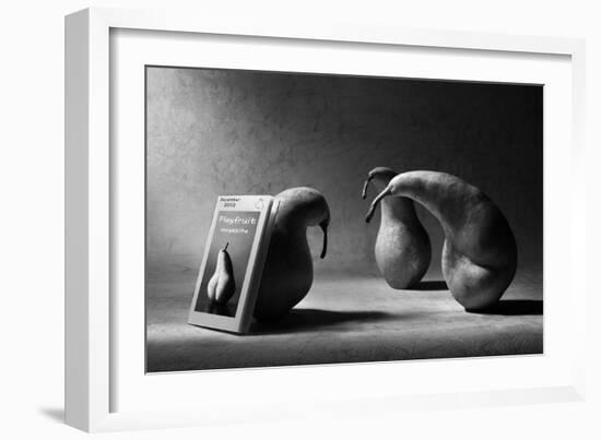 What are You Reading, Son?!-Victoria Ivanova-Framed Photographic Print