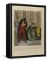 What are You Saying? We Spent All Your Dowry-Honore Daumier-Framed Stretched Canvas