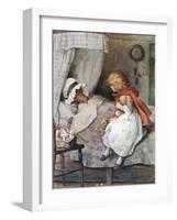 'What Big Eyes You Have, Grandmother!' Said She-William Henry Margetson-Framed Giclee Print