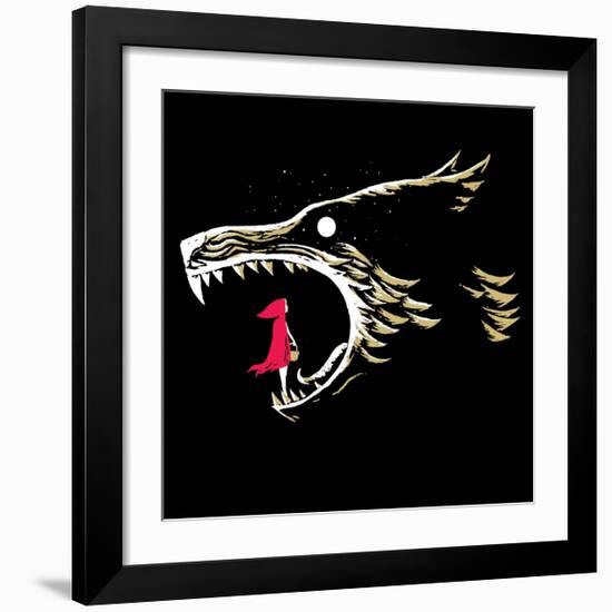 What Big Teeth You Have-Michael Buxton-Framed Art Print