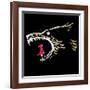 What Big Teeth You Have-Michael Buxton-Framed Art Print