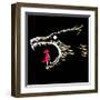 What Big Teeth You Have-Michael Buxton-Framed Art Print