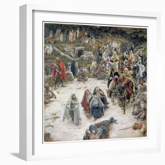 What Christ Saw from the Cross, Illustration for 'The Life of Christ', C.1886-96-James Tissot-Framed Giclee Print