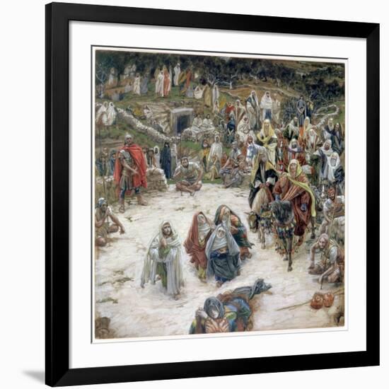 What Christ Saw from the Cross, Illustration for 'The Life of Christ', C.1886-96-James Tissot-Framed Giclee Print