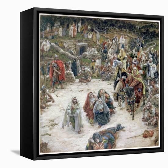 What Christ Saw from the Cross, Illustration for 'The Life of Christ', C.1886-96-James Tissot-Framed Stretched Canvas