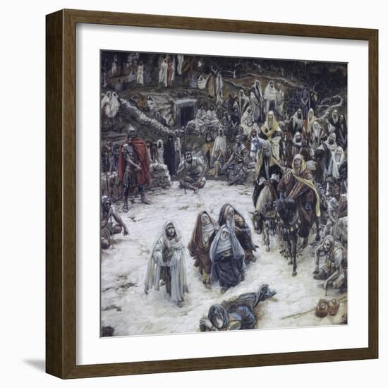 What Christ Saw from the Cross-James Tissot-Framed Giclee Print